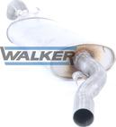 Walker 18186 - Глушник вихлопних газів кінцевий autocars.com.ua