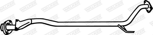 Walker 18662 - Труба вихлопного газу autocars.com.ua