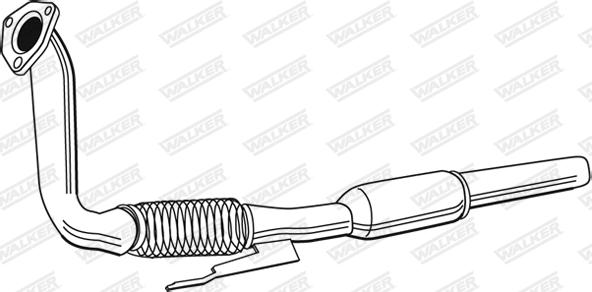 Walker 19296 - Предглушітель вихлопних газів autocars.com.ua