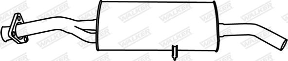Walker 19337 - Глушник вихлопних газів кінцевий autocars.com.ua