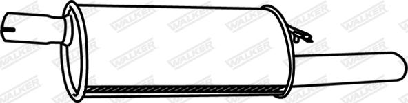Walker 19359 - Глушник вихлопних газів кінцевий autocars.com.ua