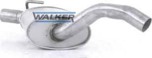 Walker 19596 - Середній глушник вихлопних газів autocars.com.ua