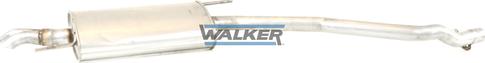 Walker 19691 - Глушник вихлопних газів кінцевий autocars.com.ua