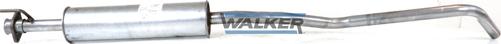Walker 19988 - Середній глушник вихлопних газів autocars.com.ua