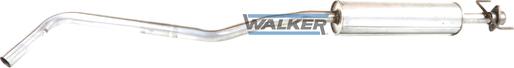 Walker 19988 - Середній глушник вихлопних газів autocars.com.ua