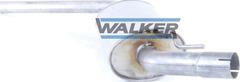 Walker 21036 - Средний глушитель выхлопных газов avtokuzovplus.com.ua