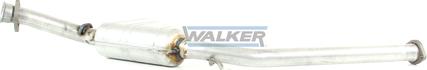 Walker 21080 - Середній глушник вихлопних газів autocars.com.ua