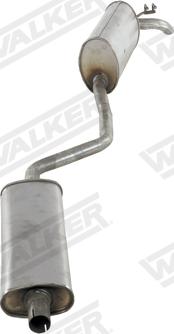 Walker 21087 - Глушник вихлопних газів кінцевий autocars.com.ua