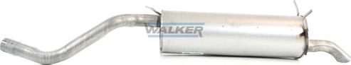 Walker 21162 - Глушитель выхлопных газов, конечный avtokuzovplus.com.ua