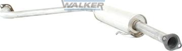 Walker 21250 - Середній глушник вихлопних газів autocars.com.ua