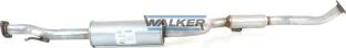 Walker 21362 - Середній глушник вихлопних газів autocars.com.ua