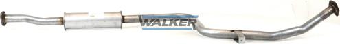 Walker 21367 - Середній глушник вихлопних газів autocars.com.ua