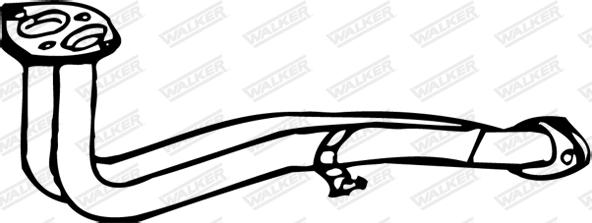 Walker 21557 - Труба вихлопного газу autocars.com.ua