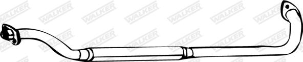 Walker 21816 - Середній глушник вихлопних газів autocars.com.ua