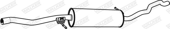 Walker 21948 - Средний глушитель выхлопных газов autodnr.net