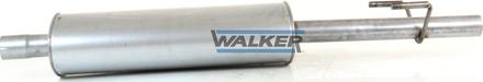 Walker 22021 - Средний глушитель выхлопных газов avtokuzovplus.com.ua