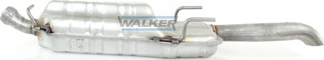 Walker 22145 - Глушник вихлопних газів кінцевий autocars.com.ua