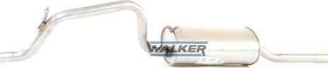 Walker 22165 - Глушник вихлопних газів кінцевий autocars.com.ua