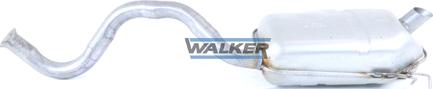 Walker 22285 - Глушник вихлопних газів кінцевий autocars.com.ua