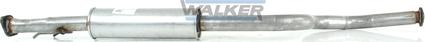 Walker 22335 - Середній глушник вихлопних газів autocars.com.ua
