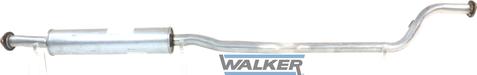 Walker 22462 - Середній глушник вихлопних газів autocars.com.ua