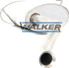 Walker 22551 - Середній глушник вихлопних газів autocars.com.ua