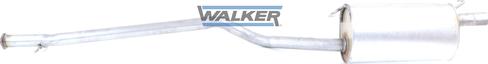 Walker 22654 - Средний глушитель выхлопных газов avtokuzovplus.com.ua