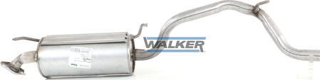 Walker 22706 - Глушник вихлопних газів кінцевий autocars.com.ua