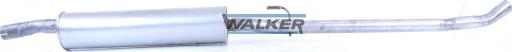 Walker 22761 - Середній глушник вихлопних газів autocars.com.ua