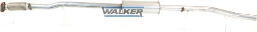 Walker 22796 - Средний глушитель выхлопных газов avtokuzovplus.com.ua