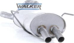 Walker 22807 - Глушник вихлопних газів кінцевий autocars.com.ua