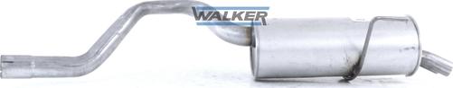 Walker 22807 - Глушник вихлопних газів кінцевий autocars.com.ua