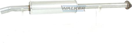 Walker 23109 - Середній глушник вихлопних газів autocars.com.ua