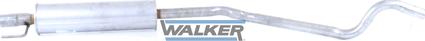 Walker 23140 - Середній глушник вихлопних газів autocars.com.ua