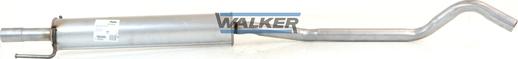 Walker 23254 - Середній глушник вихлопних газів autocars.com.ua