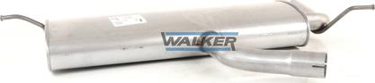 Walker 23261 - Глушник вихлопних газів кінцевий autocars.com.ua