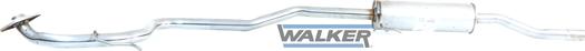 Walker 23659 - Середній глушник вихлопних газів autocars.com.ua