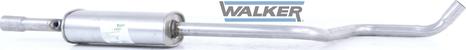 Walker 23663 - Середній глушник вихлопних газів autocars.com.ua