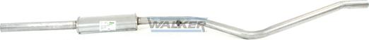 Walker 23841 - Середній глушник вихлопних газів autocars.com.ua