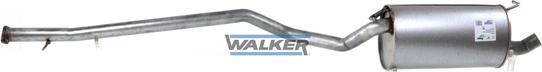Walker 24067 - Средний глушитель выхлопных газов avtokuzovplus.com.ua