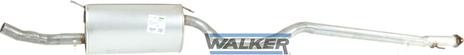 Walker 24074 - Середній глушник вихлопних газів autocars.com.ua