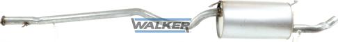 Walker 24074 - Середній глушник вихлопних газів autocars.com.ua