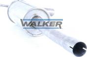 Walker 24298 - Средний глушитель выхлопных газов avtokuzovplus.com.ua