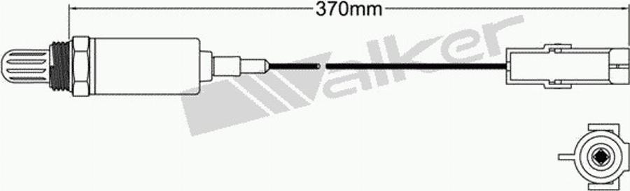 Walker 250-21001 - Лямбда-зонд autocars.com.ua