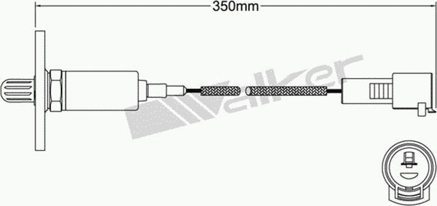 Walker 250-21051 - Лямбда-зонд autocars.com.ua