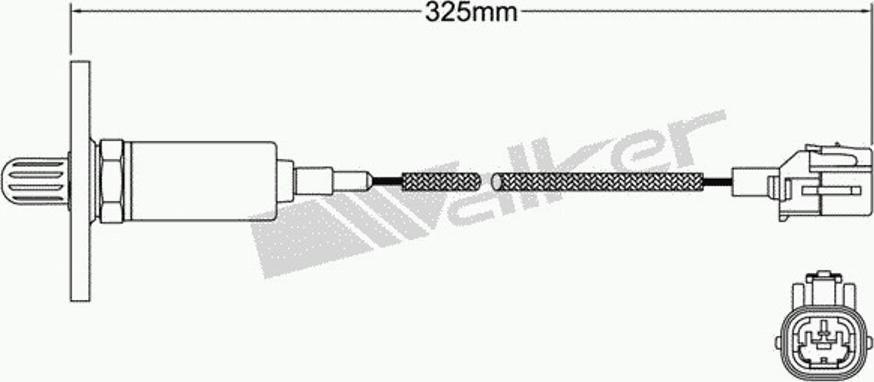 Walker 250-21053 - Лямбда-зонд autocars.com.ua