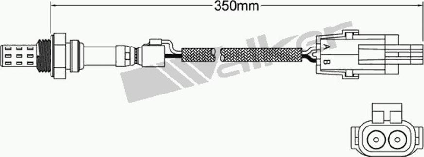 Walker 250-22001 - Лямбда-зонд autocars.com.ua