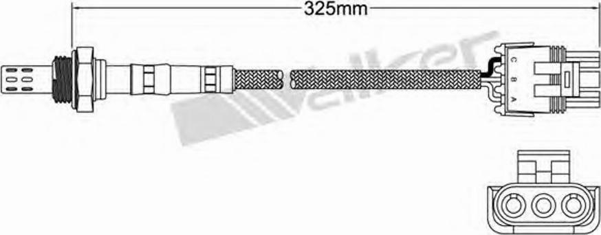 Walker 250-23005 - Лямбда-зонд, датчик кислорода autodnr.net