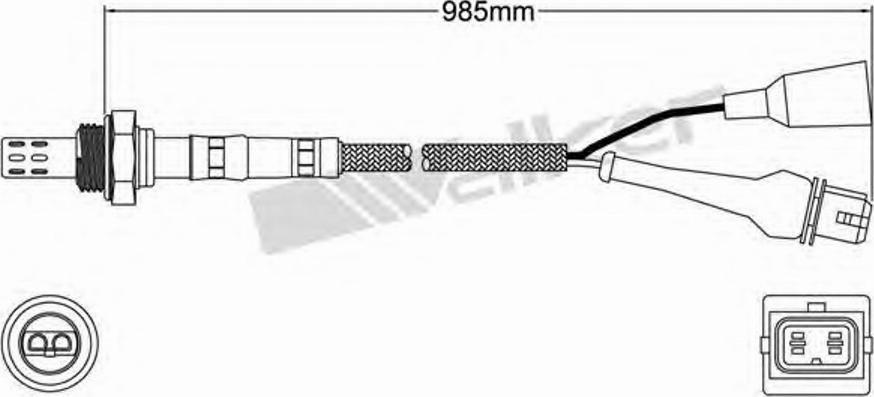 Walker 250-23019 - Лямбда-зонд, датчик кислорода autodnr.net