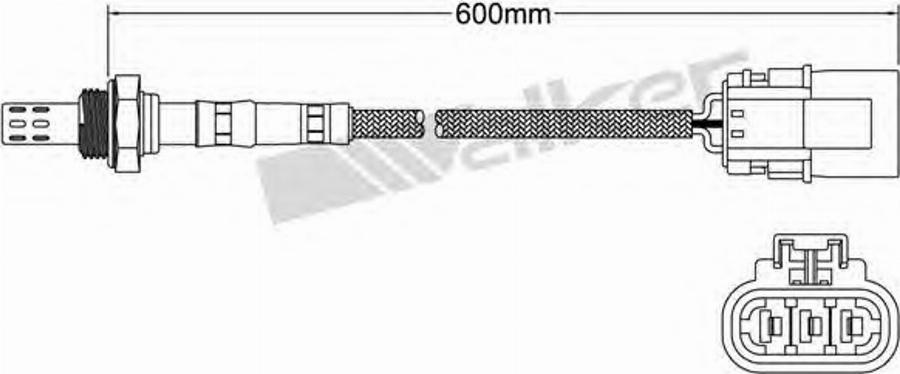 Walker 250-23087 - Лямбда-зонд, датчик кислорода autodnr.net